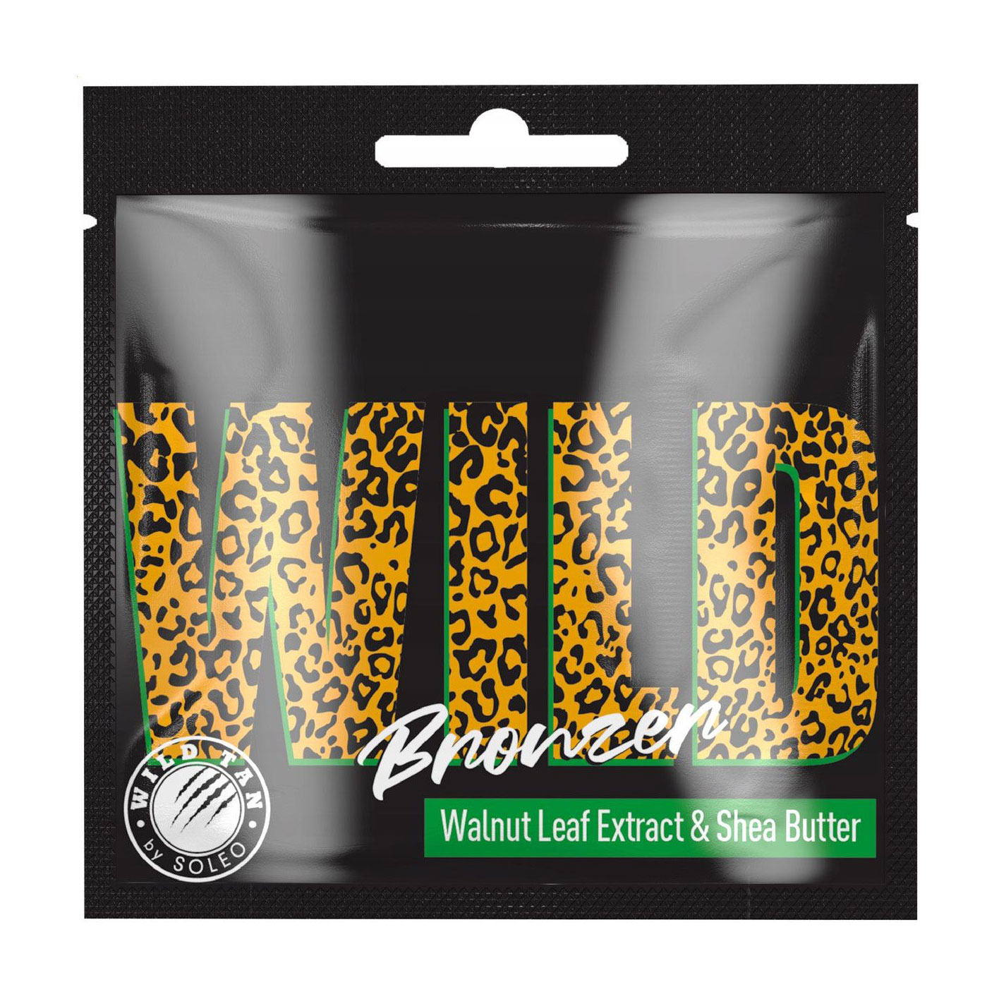 Бронзатор для засмаги Wild Tan Wild Bronzer з екстрактом листя волоського горіха та маслом ши, 15 мл (саше)